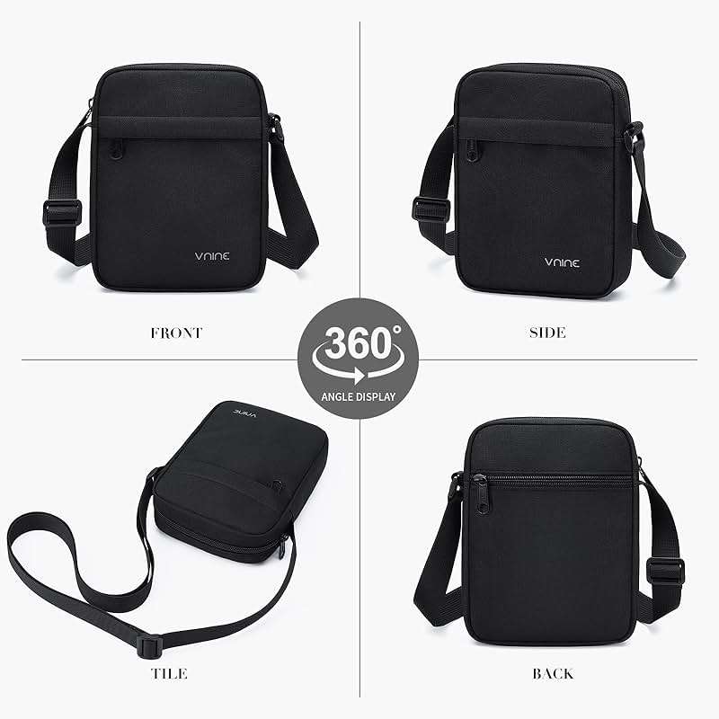 VNINE Crossbody Bags for Women Men,Small Sling Bag with Adjustable Strap Compact Messenger Bag - Image 5