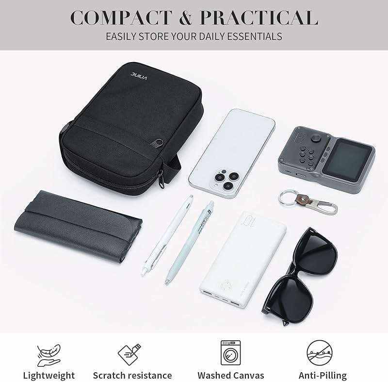 VNINE Crossbody Bags for Women Men,Small Sling Bag with Adjustable Strap Compact Messenger Bag - Image 7