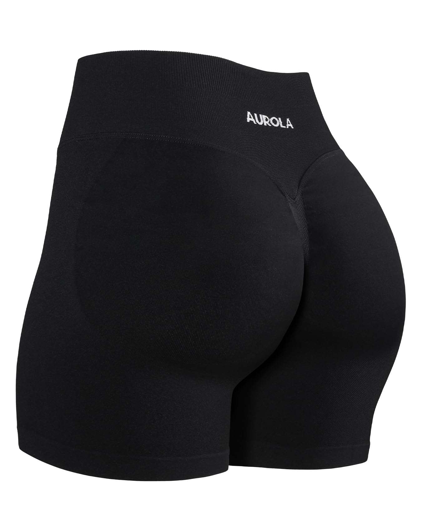 AUROLA Influence Workout Shorts for Women,2.5 3.5 4.5 5.5 6.5 No Roll Up Squat Proof Scrunch Seamless Compression Gym Short - Image 1
