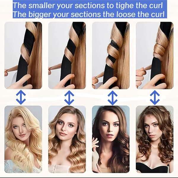 YiQiYi No Heat Hair Curler Headband for Long Hair, Satin Heatless Curling Rod with Adjustable Strap Overnight No Heat Curling Roller for Women and Girls Waves and Curls (Leopard Color) - Image 5