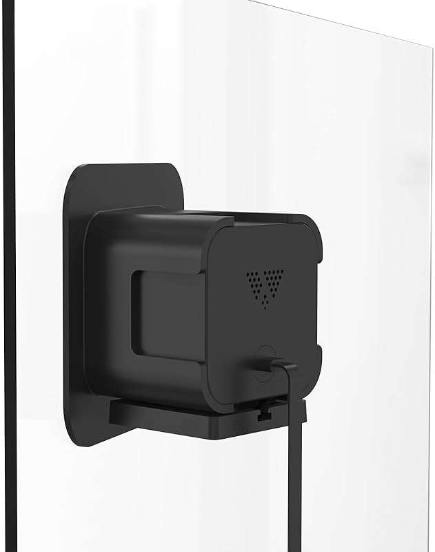 SURVADV Window Mount for Wyze Cam V4/V3/V3 Pro, 20 Degree Tilt(Up/Down/Left/Right), No Screws, Self-Adhesive, Wyze Window Mount Easy Installation for Indoor/Outdoor Glass Monitoring, Black - Image 8