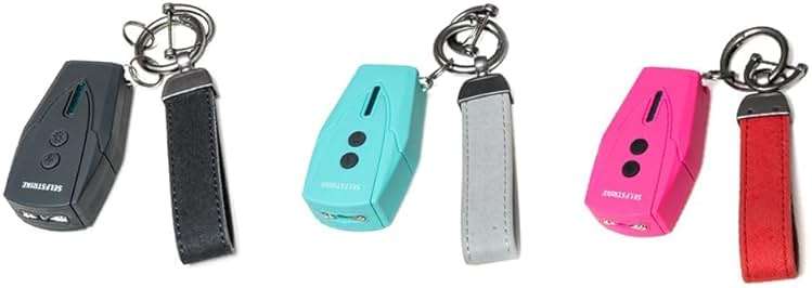 Selfstrike Mini Stun Gun with LED Flashlight and Wrist Strap – Unique Key Chain Design – Using Anti Slip Materials can Better and Faster aim with Charging Cable,mini Screwdriver and User Manual - Image 6