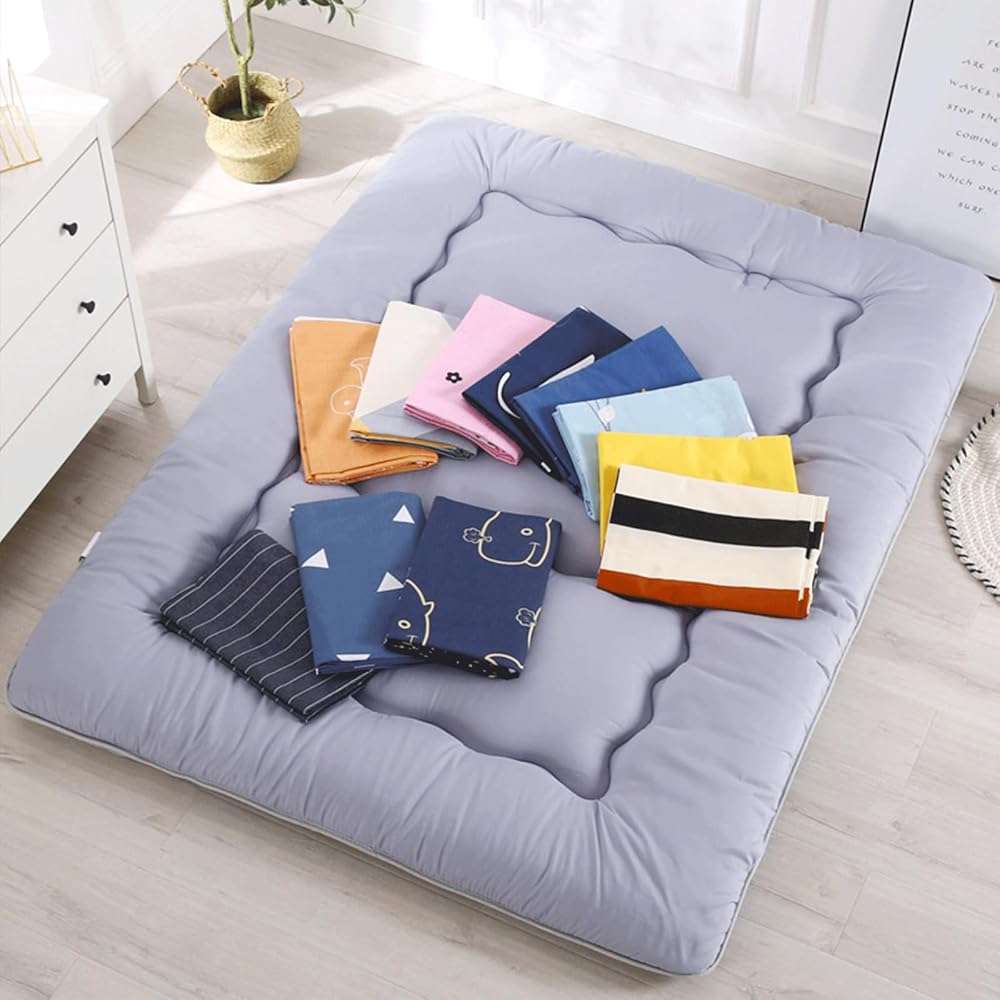 EFELIM Futon Mattress Cover King Queen Full Size, Printed Japanese Floor Mattress Futon Cover RV Mattress futon Slipcovers with Zipper Washable (Morocco,Full:135x200cm/53x78in) - Image 6