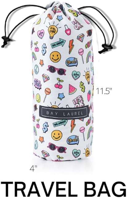 BAY LAUREL Turkish Beach Towel with Travel Bag 39 x 71 Quick Dry Sand Free Lightweight Large Oversized Towels Light - Image 3