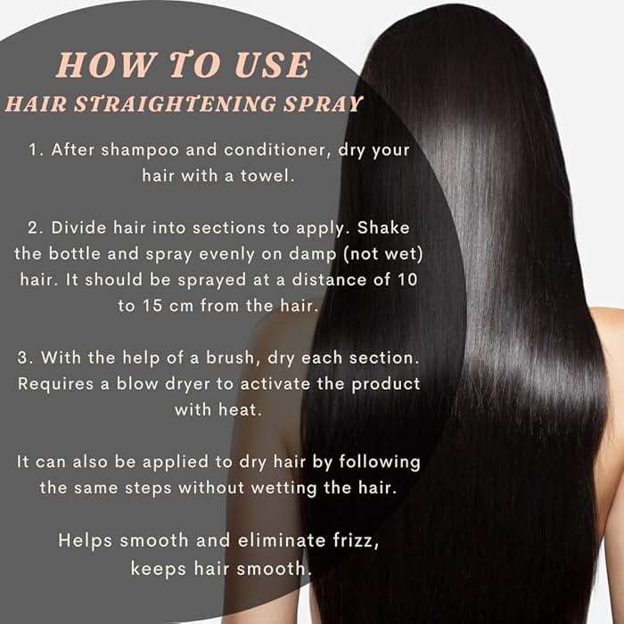 Hair Spray Straightening Supernatural | Wow Hair Products for Women | Heat Protection Spray for Hair | Frizz Control & Hair Growth Oil with maximum shine | Hair Gloss | Hair Perfume - 100 ml. - Image 7