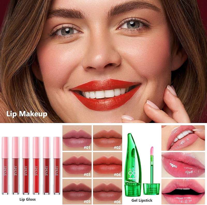 All in One Makeup Kit for Women Full Kit, Make Up Gift Set for Women, Makeup Essential Bundle Includes Foundation Face Primer Eyeshadow Contour Palette Lipstick Eyeliner Mascara Cosmetic Brush Set - Image 5
