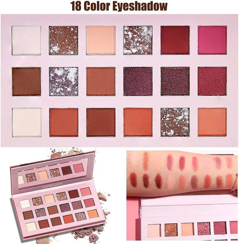 All in One Makeup Kit for Women Full Kit, Make Up Gift Set for Women, Makeup Essential Bundle Includes Foundation Face Primer Eyeshadow Contour Palette Lipstick Eyeliner Mascara Cosmetic Brush Set - Image 7