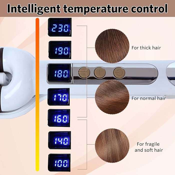 3 Barrel Hair Crimper Iron Professional Curling Wand 0.6 Inch Ceramic Fast Heating Crimping Iron for Deep Waves Valentines Gifts - Image 4