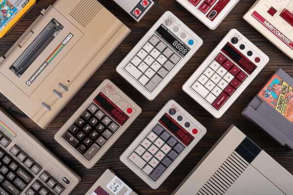 8BitDo Retro 18 Mechanical Numpad, Supports Calculator Mode, Bluetooth/2.4G/Wired Numpad for Windows and Android - Fami Edition - Image 10