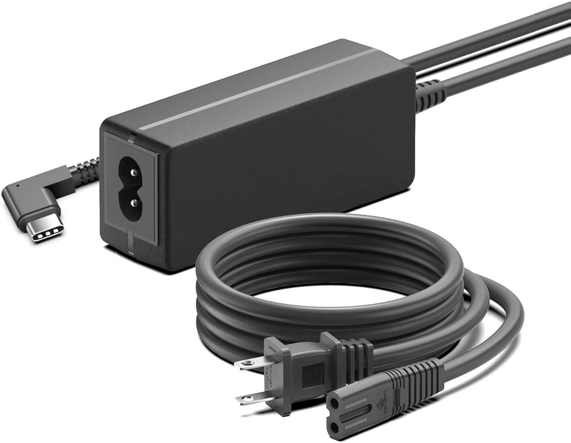 HKY 65W USB Type C Charger for Goal Zero Sherpa 100AC,Nintendo Switch 2,Square Terminal SWD4-01 SPD2-01 SPD2-01-A A-SKU-0584-A5 Contactless Magstripe Chip Reader,Peloton Bike+ Plus PL-02 Power Adapter - Image 1