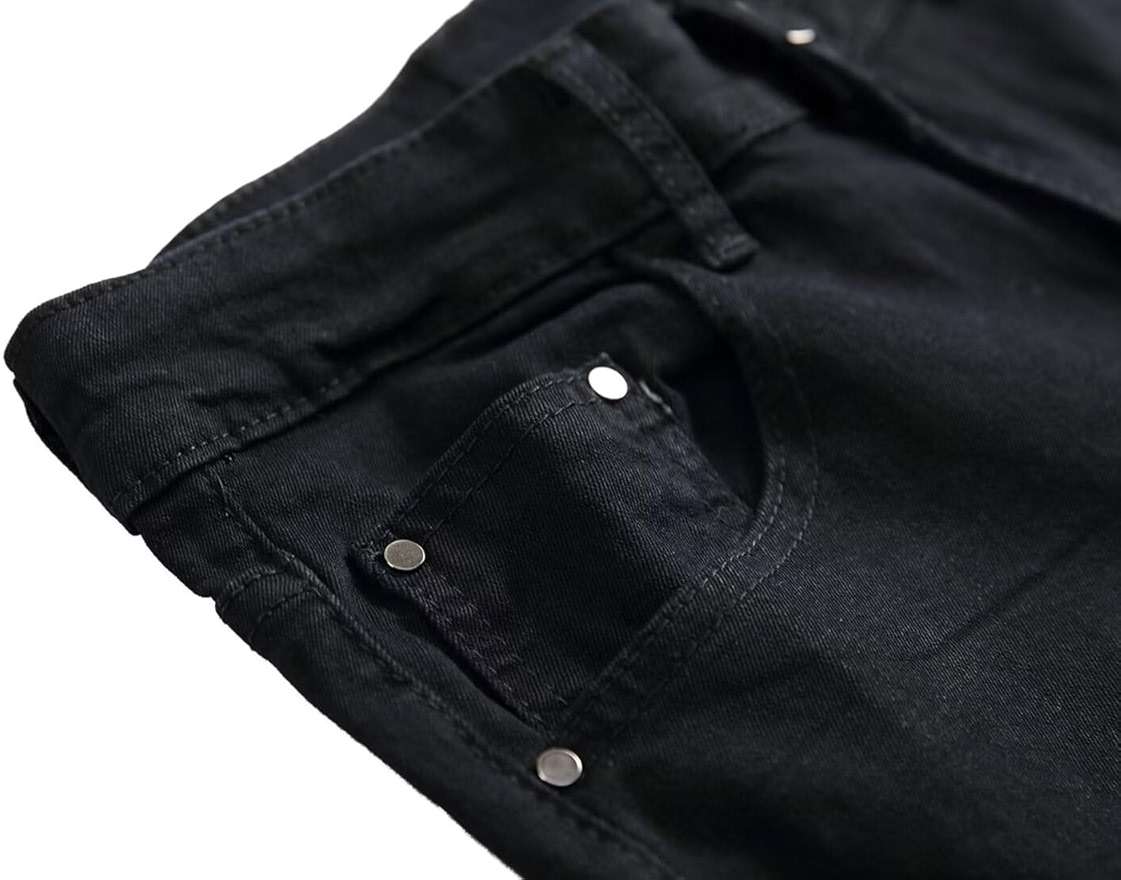 TIRANGER C Men's Ripped Skinny Slim Fit Stretch Distressed Destroyed Jeans Denim Pants - Image 4