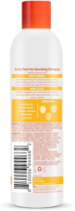 Cantu Care for Kids Haircare Regimen Set with Large Size Shampoo + Conditioner + Detangler + Leave-In Conditioner (Pack of 4) - Image 12