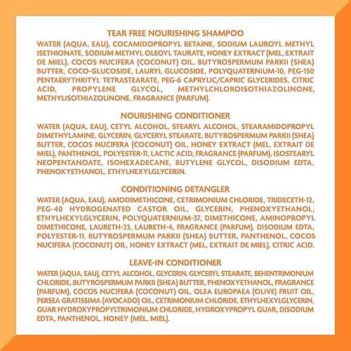 Cantu Care for Kids Haircare Regimen Set with Large Size Shampoo + Conditioner + Detangler + Leave-In Conditioner (Pack of 4) - Image 8