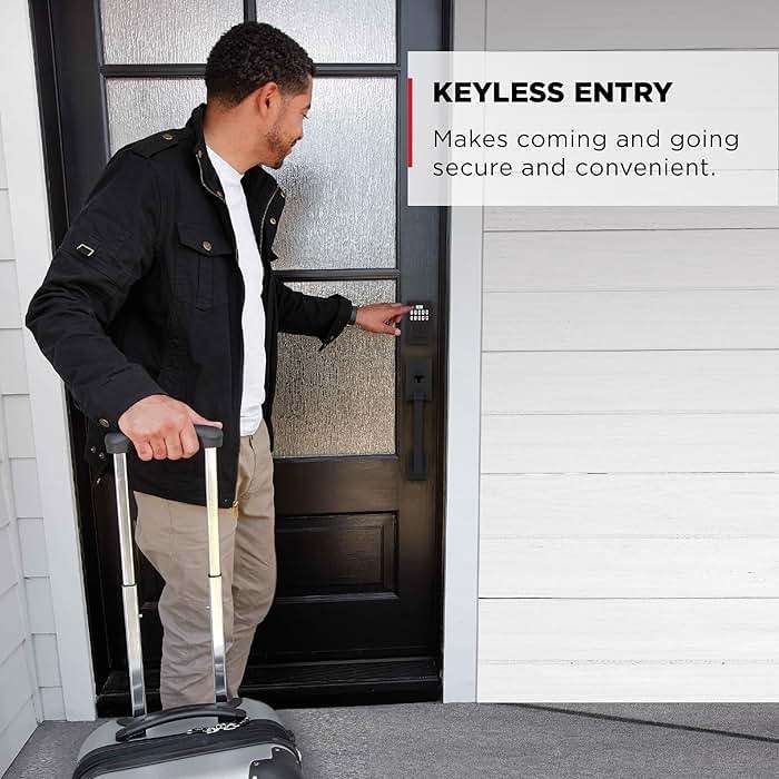 Kwikset SmartCode 260 Keyless Entry Electronic Keypad Deadbolt Door Lock with Auto-Lock, Custom User Codes, Advanced Security in Matte Black Contemporary - Image 4