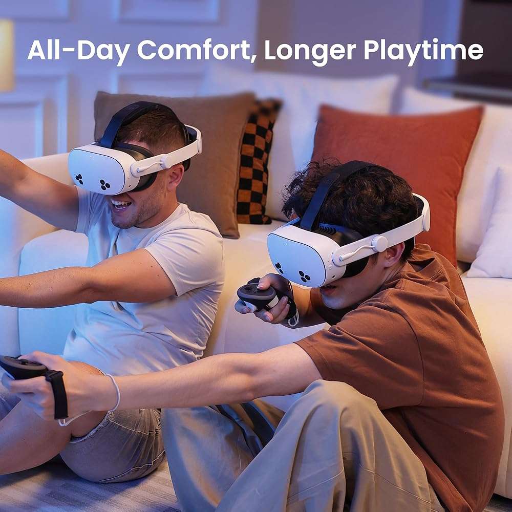 KIWI design K4 Boost Battery Head Strap for Meta Oculus Quest 3/3S, Adjustable VR Headband Accessories with Dual Charge, Extend Playtime & Reduce Facial Stress for Kids and Adults - Image 5