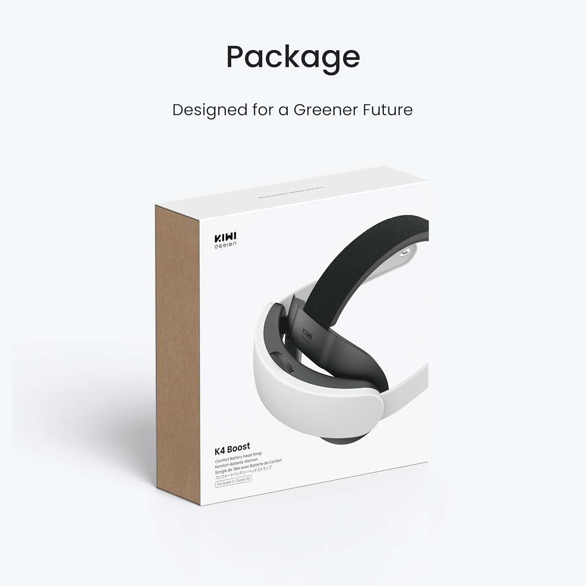 KIWI design K4 Boost Battery Head Strap for Meta Oculus Quest 3/3S, Adjustable VR Headband Accessories with Dual Charge, Extend Playtime & Reduce Facial Stress for Kids and Adults - Image 8