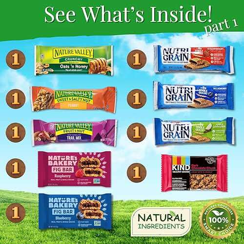Healthy Snack Variety Box for Adults - Deluxe Assortment with Granola Bars, Nut Mixes, and Fruit Snacks for Families, Office, Gifts, and Travel (28 Count) - Image 2