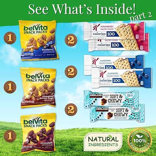 Healthy Snack Variety Box for Adults - Deluxe Assortment with Granola Bars, Nut Mixes, and Fruit Snacks for Families, Office, Gifts, and Travel (28 Count) - Image 3