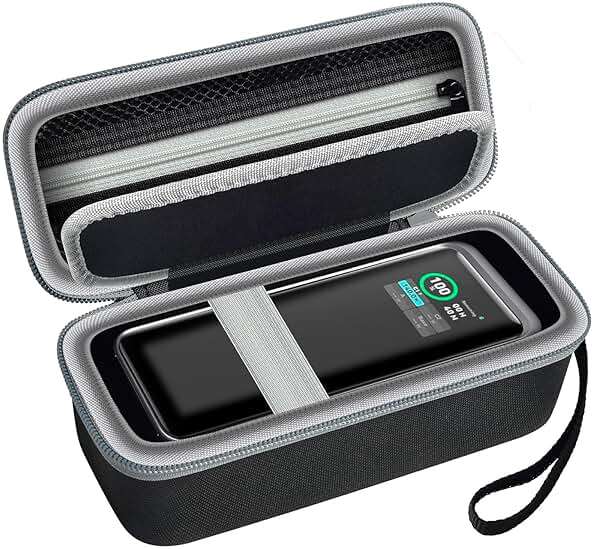 Grapsa Case Compatible with Anker Prime Power Bank 27,650mAh 250W &20,100mAh 220W 3-Port Portable Charger, Battery Charging Station Carrying Travel Storage Holder for USB-C Chargers (Box Only) - Image 1