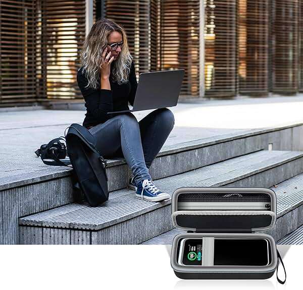 Grapsa Case Compatible with Anker Prime Power Bank 27,650mAh 250W &20,100mAh 220W 3-Port Portable Charger, Battery Charging Station Carrying Travel Storage Holder for USB-C Chargers (Box Only) - Image 7