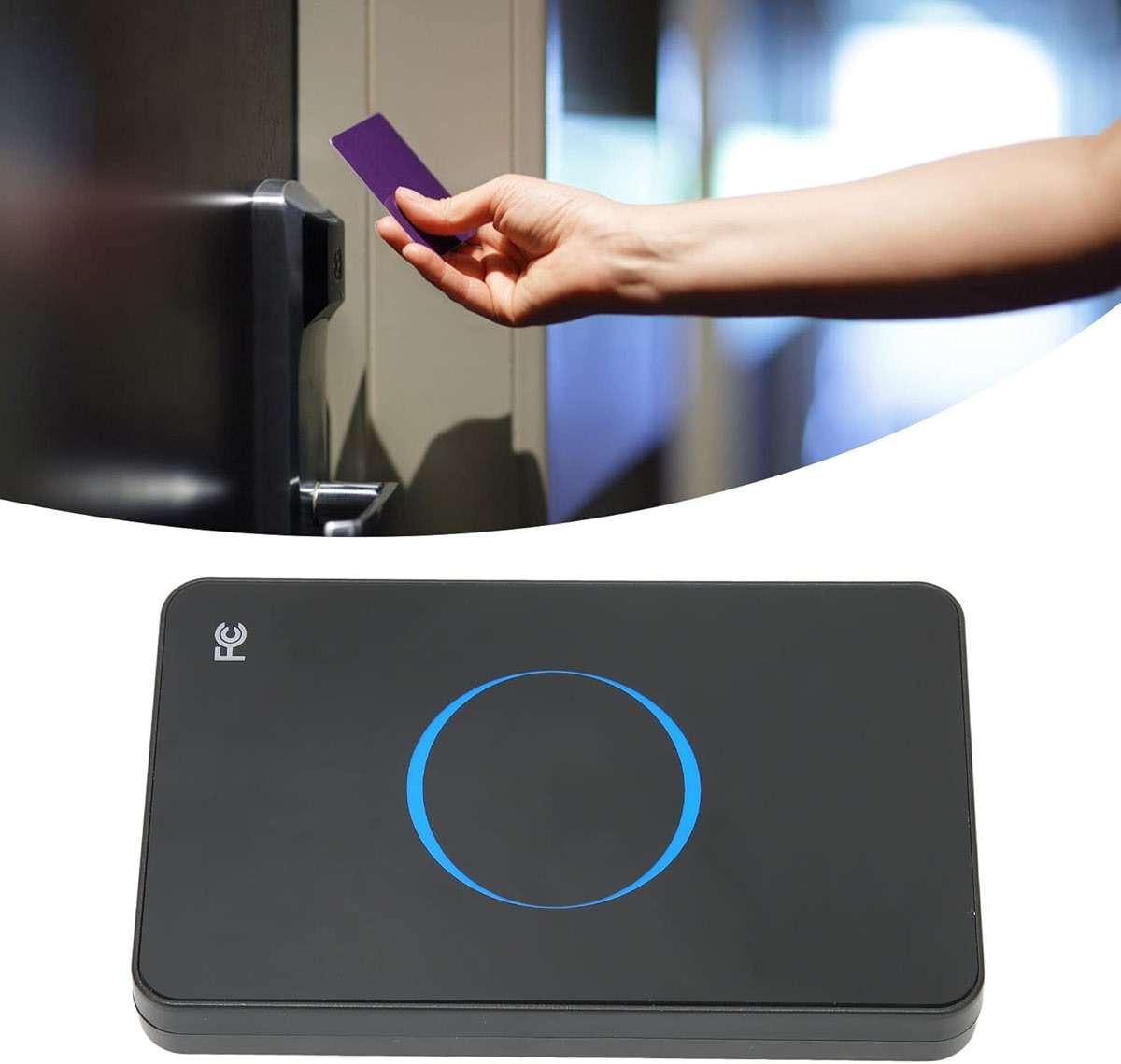 ID Card Reader R80D 125kHz USB NFC Reader Fast Reading with LED Indicator Light Buzzer for Win XP CE 7 10 Vista - Image 3