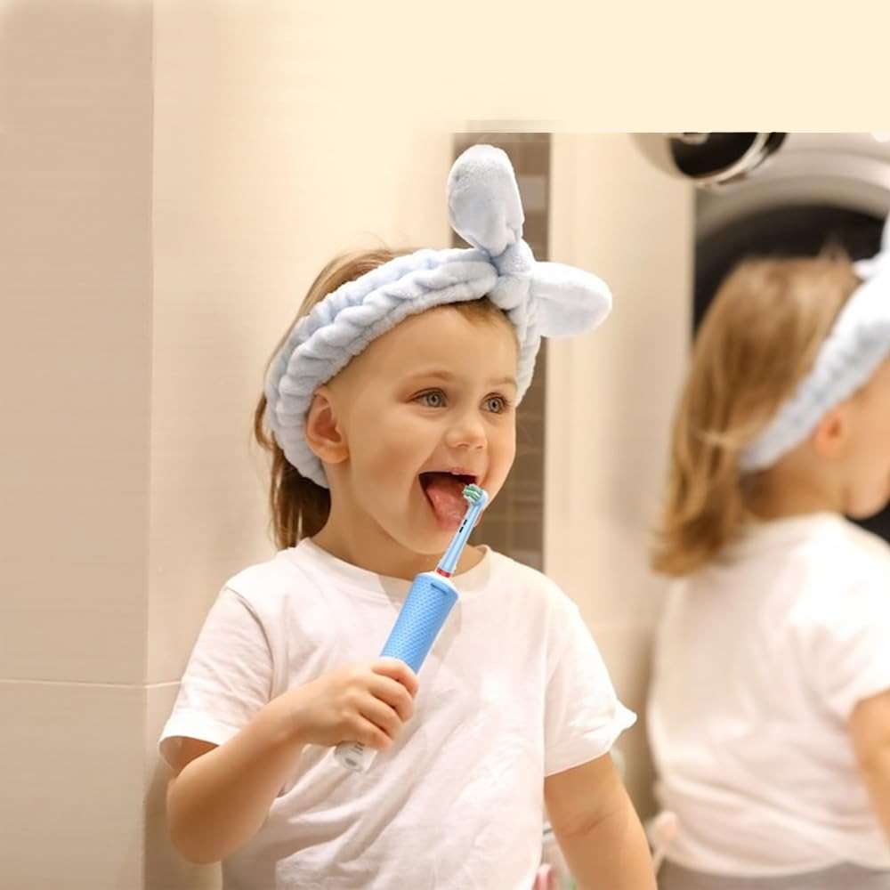 OddeKey Kids Replacement Heads Compatible with Braun Oral B Electric Toothbrush, Extra Soft Replacement Toothbrush Heads for Gentle Care, Kids Toothbrush Heads are for Ages 3+ and 6-12, 8 Count - Image 7