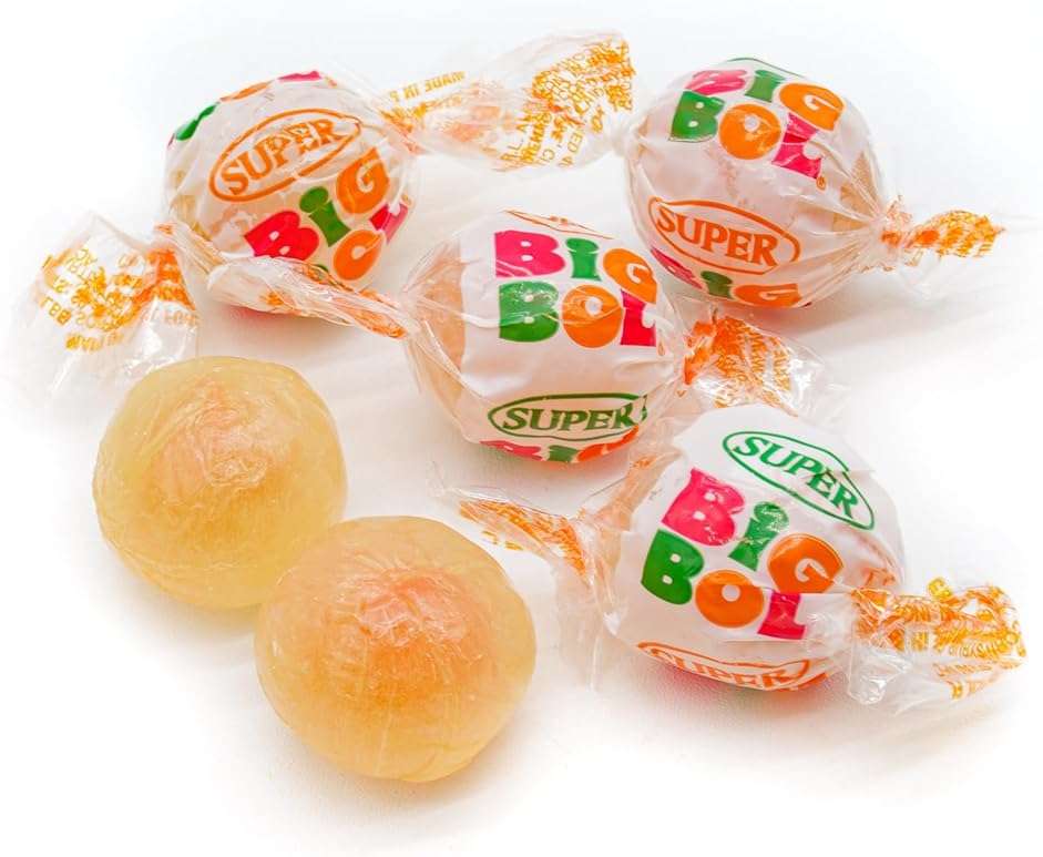 Super Big Bol Bubble Candy Gum 14 oz – SUPER SIZE, Bulk Bag, Fruit Flavored, Nostalgic Gum, Individually Wrapped, Dual Taste & Texture (31 Pieces) - Image 5