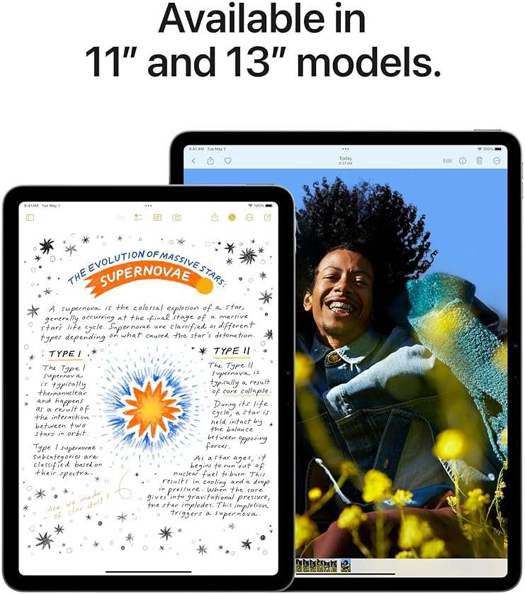 Apple 2024 iPad Air (11-inch, Wi-Fi, 128GB) - Purple (Renewed) - Image 3
