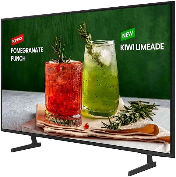 Samsung 43-Inch Class Crystal UHD 4K Bed-H Series HDR Business Pro TV w/ 3-Sided Bezel-Less Slim Design, Use for Digital Signage Displays, Commercial TV, Alexa Built-in, LH43BEDHLGFXGO - Image 2