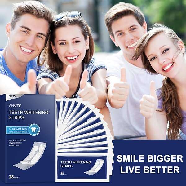 COZYTIMES Teeth Whitening Strips,Enamel Safe, 28 Strips for Sensitive Teeth,Professional and Natural Teeth Whitening Kit,14 Treatments - Image 6