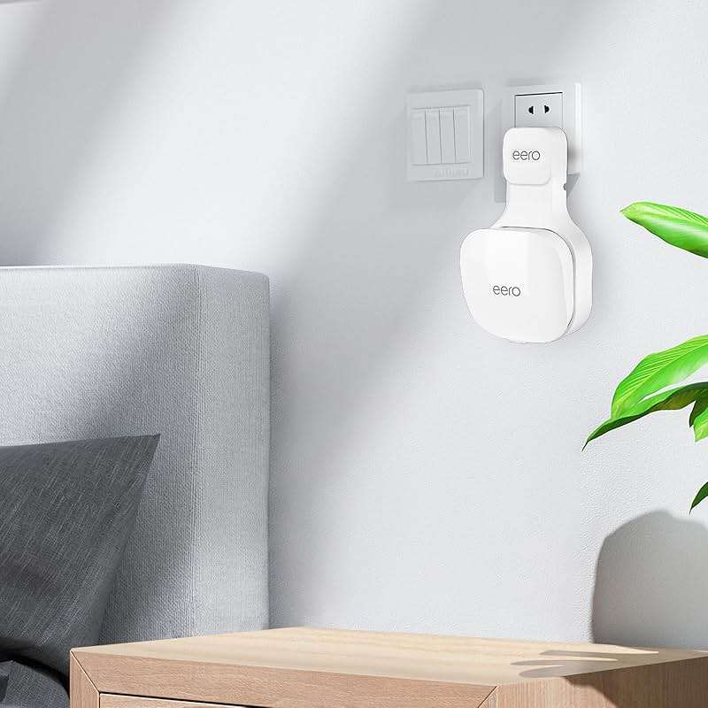 Wall Mount Holder Only for eero Mesh WiFi Router, (NOT Compatible with eero 6/ eero 6+/ eero Pro/eero Pro 6E), Perfect for Storing Power Cords and Plugs - Image 7
