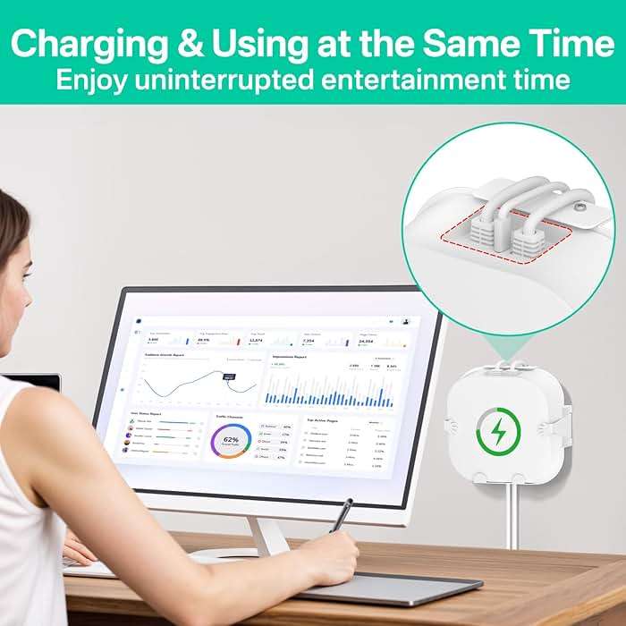 Rimous Metal Wall Mount for eero Pro 6e Mount and Pro 6 Mesh Wi-Fi Router Wall Mount Shelf - Space Saving Bracket Holder for eero Pro 6 Wall Mount, eero Pro 6e Wall Mount with Wire Organizer - Image 3