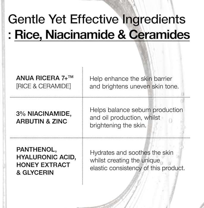 Anua Rice Ceramide 7 Hydrating Barrier Serum, Moisturizing Face Serum, Non-comodogenic, Hyaluronic Acid, Niacinamide, Lightweight, Fragrance Free, Sensitive Dry Skin, Korean Skincare, 1.69 fl oz - Image 4