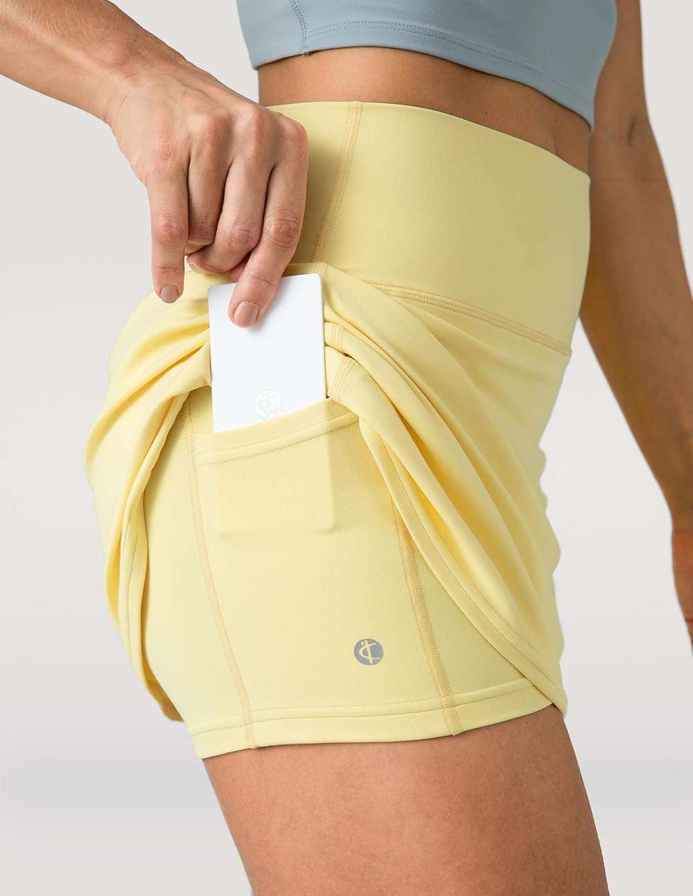 Colorfulkoala Dreamlux Skirts for Women High Rise Athletic Golf Tennis Skorts Built-in Shorts with Pockets - Image 2