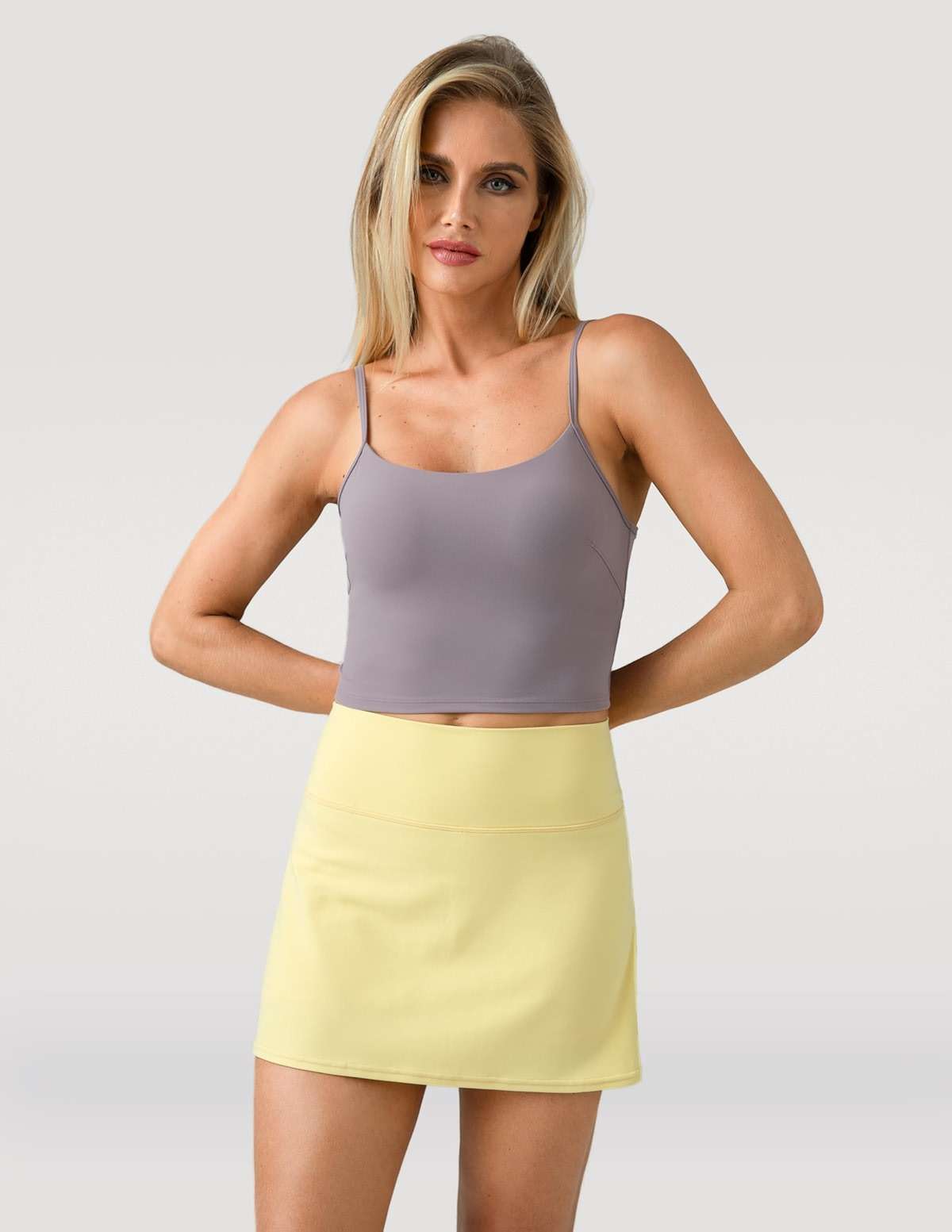 Colorfulkoala Dreamlux Skirts for Women High Rise Athletic Golf Tennis Skorts Built-in Shorts with Pockets - Image 3