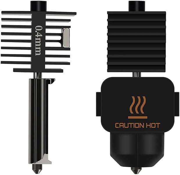 LANKEGU Upgrade Hotend Kit for Bambu Lab A1/A1 Mini, Hot End Assembly 0.4/0.6/0.8mm Hardened Steel Nozzle & Silicone Sock for Bambu Lab 3D Printer Part - Image 7