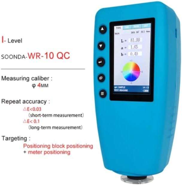 Generic Colorimeter Plastic Paint Printing Dyeing Coating Textile Clothing Color Difference Control Analysis Detector Spectrophotometer - Image 2