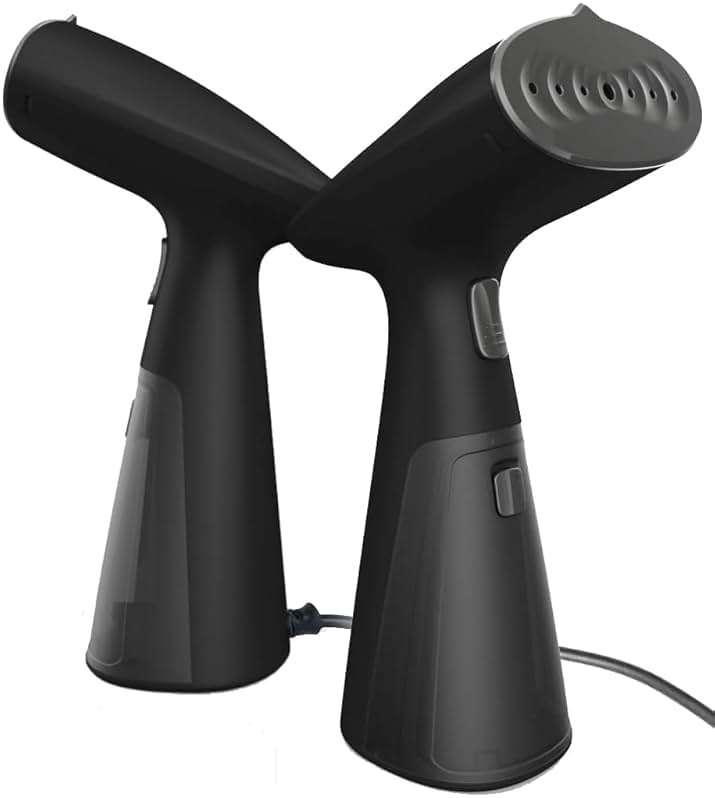 Travel Garment Steamer, Handheld Steamer for Clothes, Fast Heat-Up in 30 Seconds, 1000W Portable Steamer with 120ml Water Tank, Removes Wrinkles from Clothes, Garments, and Fabrics - Image 1