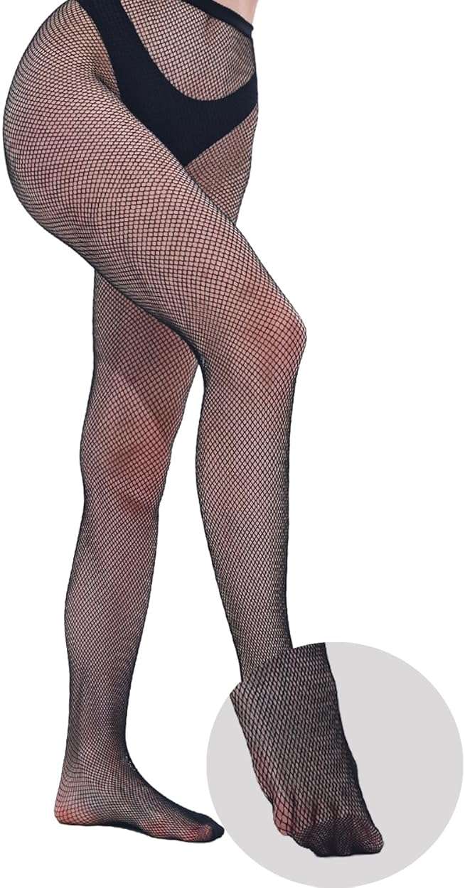 ZINTEDI 2 Pairs Womens Fishnet Stockings High Waist Tights Fishnets Fishnet Tights for Women - Image 5