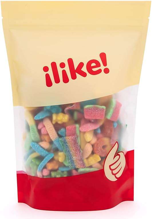 Sour Gummy Candy Mix | 2-Pound Pack | Chewy Gummies for Candy Buffets, Goodie Bags & Dessert Decorating | Belts, Peach Rings, Watermelon Wedges, Worms, Bears | Bulk Gummies - Image 3