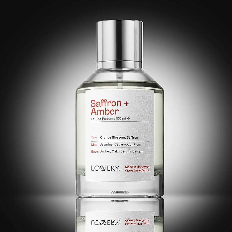 Saffron Amber Perfume for Women & Men, Inspired by B.accarat Rouge 540, Long Lasting Womens Perfumes, Clean Natural Fragrance EDP Spray, 100ml Perfumes for Women, Birthday Gifts for Mom, Made in USA - Image 3