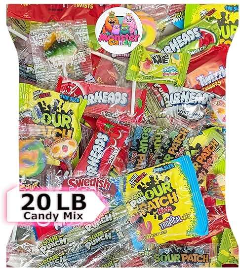 Party Favor Candy Mix - 20 lb Party Stuffers - Goodie Bag Stuffers for Kids - Variety Pack - Bulk Candy Bags - Individually Wrapped Candies - Parade Candies - Valentine's Day - Father's Day - Image 1