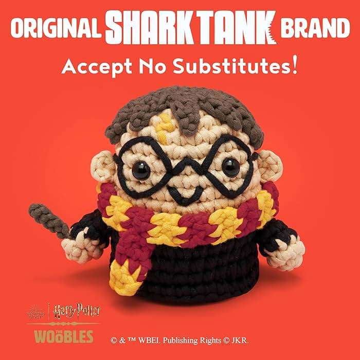 The Woobles Beginners Crochet Kit with Easy Peasy Yarn as seen on Shark Tank - with Step-by-Step Video Tutorials - Harry Potter - Image 2