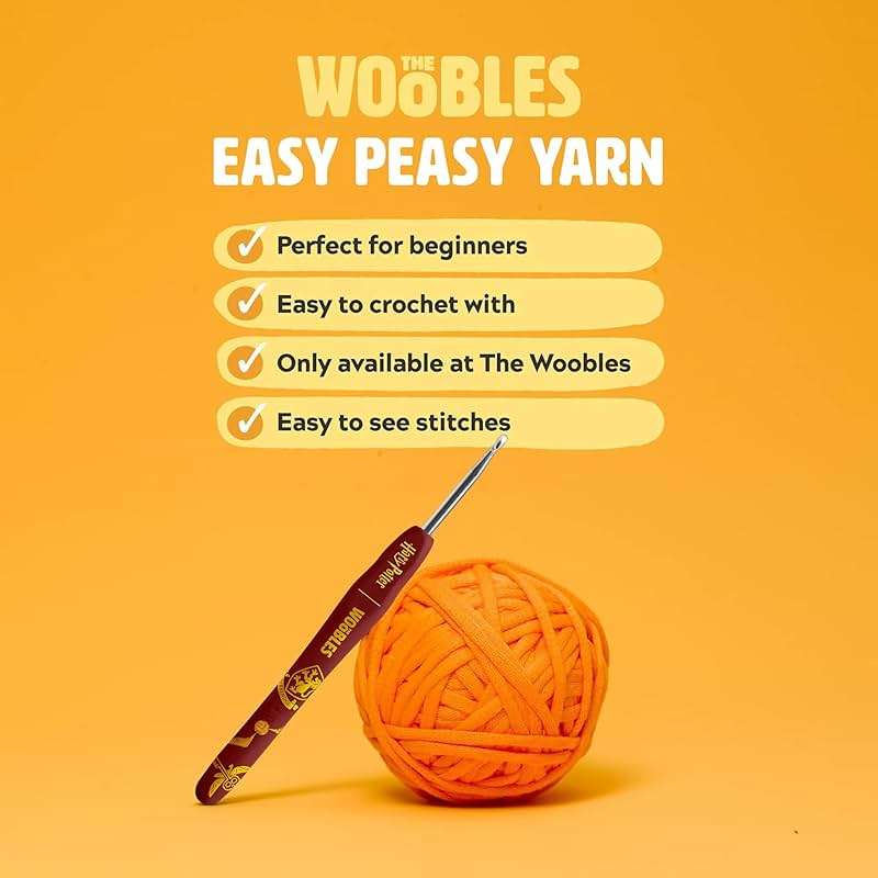 The Woobles Beginners Crochet Kit with Easy Peasy Yarn as seen on Shark Tank - with Step-by-Step Video Tutorials - Harry Potter - Image 3