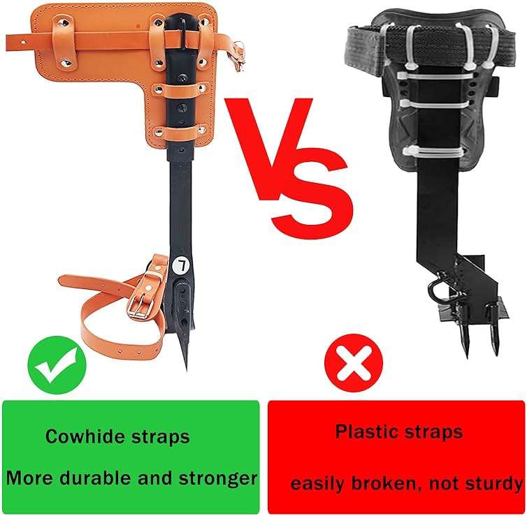 timiland Tree Climbing Spikes Set,Tree Climbing Gear，Rock Climbing Kit with Professional Accessories,Adjustable Length Design,Alloy Steel Pole,Hunting and Observation, for Climb,Fruit Picking - Image 5