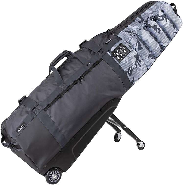 Sun Mountain ClubGlider Meridian Golf Travel Bag, 4-Wheel Rolling Retractable-Leg System, Effortless Travel - Image 1