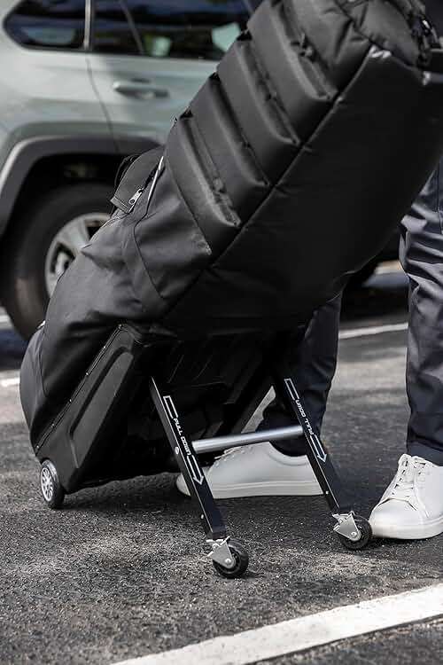 Sun Mountain ClubGlider Meridian Golf Travel Bag, 4-Wheel Rolling Retractable-Leg System, Effortless Travel - Image 2