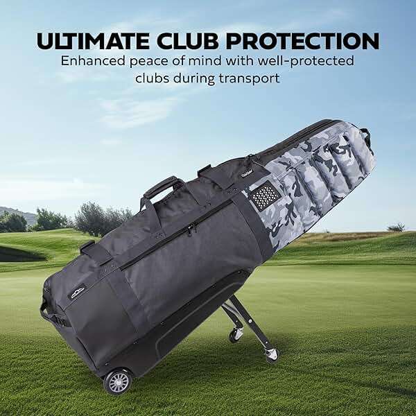 Sun Mountain ClubGlider Meridian Golf Travel Bag, 4-Wheel Rolling Retractable-Leg System, Effortless Travel - Image 5