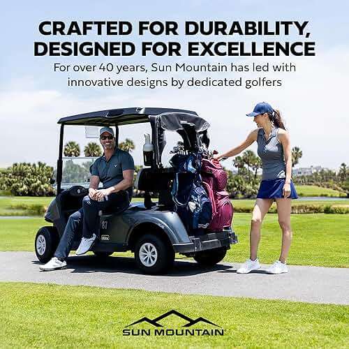 Sun Mountain ClubGlider Meridian Golf Travel Bag, 4-Wheel Rolling Retractable-Leg System, Effortless Travel - Image 8