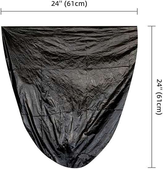 TYPLASTICS Black Trash Bags Can Liners Wholesale 1000 Garbage Bags 7-10 Gallon for Office Bathrooms Business Home Commercial and Industrial Needs 24" x 24" - Image 3